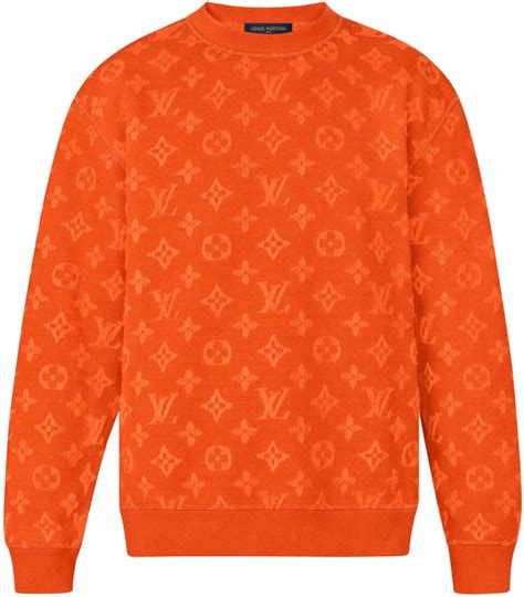 lv orange sweatshirt|louis vuitton hoodie.